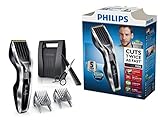 Philips HC7450/80 Power Haarschneider Dual Cut Technologie, chrome-schwarz